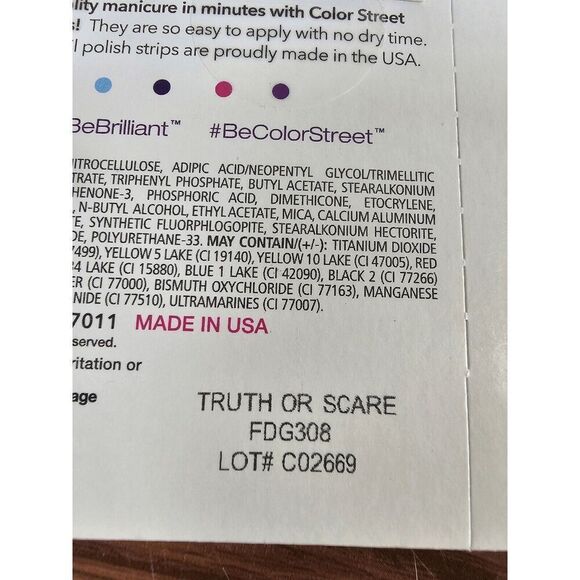 COLOR STREET Truth Or Scare Halloween Hard to Find  Retired Sets NEW Nails - Picture 3 of 4